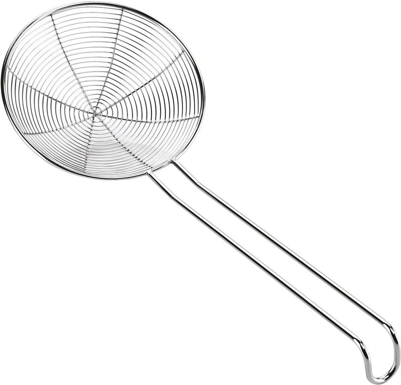 Tescoma GrandCHEF Spiral Skimmer 14 cm | Stainless Steel Wire Strainer Spoon | Oil & Pasta Draining Ladle | Heat Resistant Kitchen Cooking Tool - Image 1